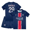 Original Trikotsatz Paris Saint-Germain Bradley Barcola 29 Heimtrikot 2024-25 Für Kinder